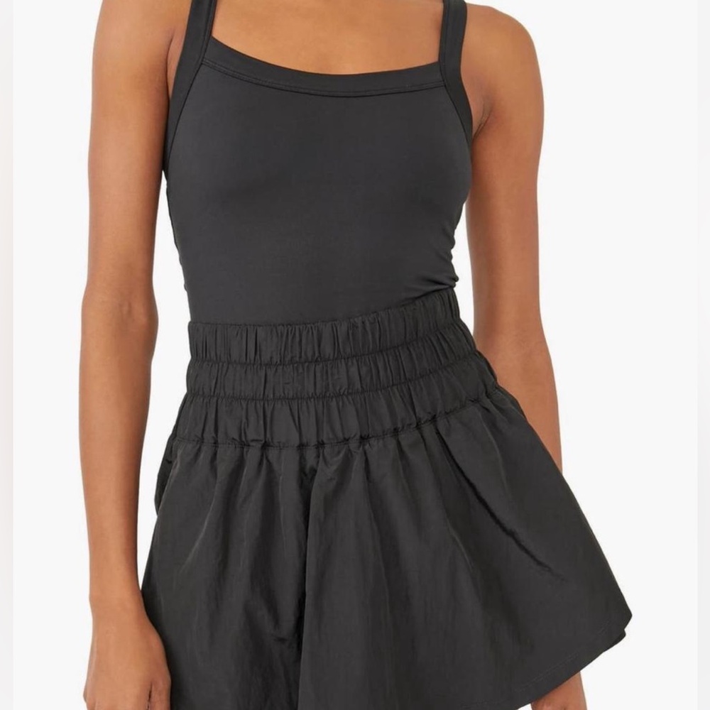 Free People The Way Home Skortsie in Black